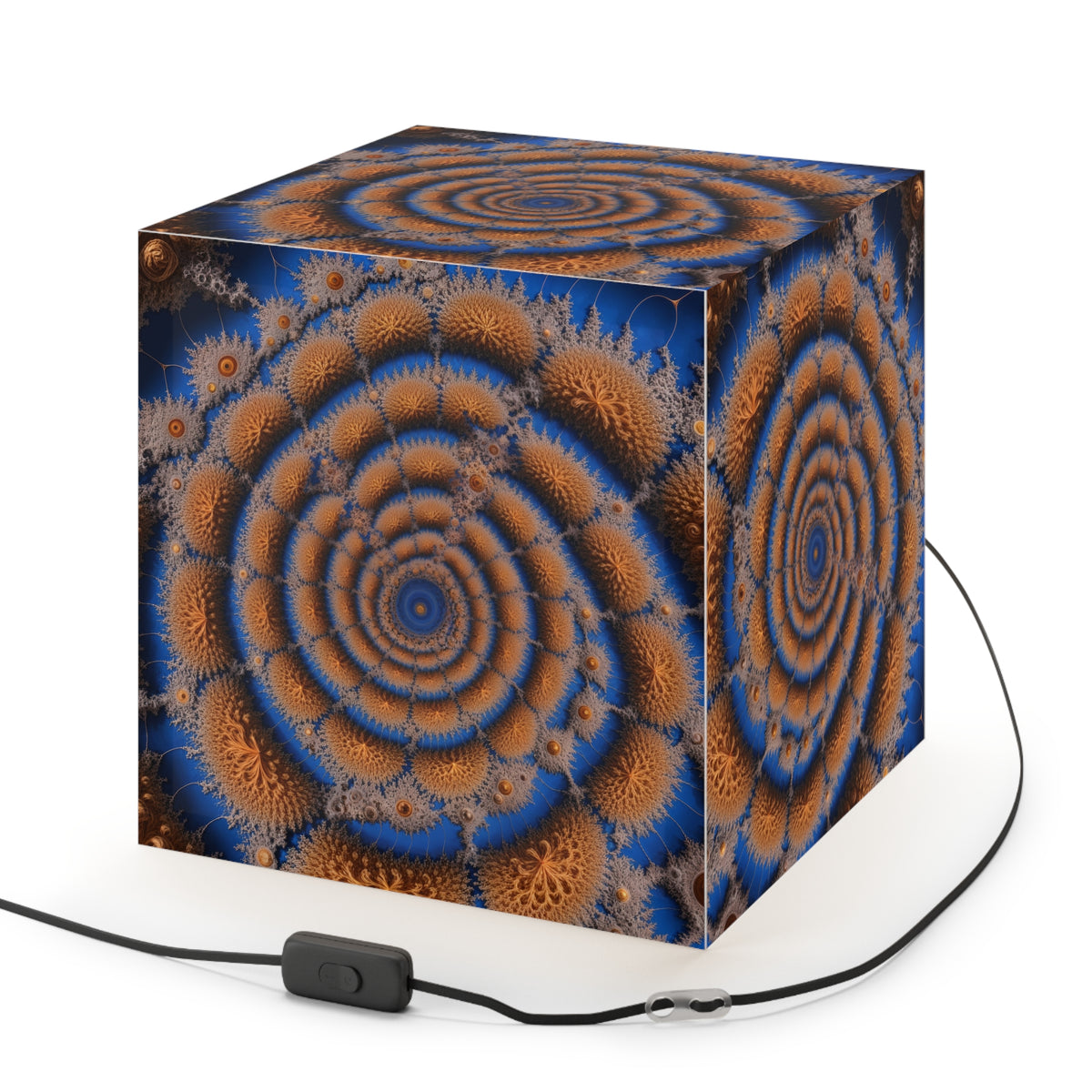 DECO - Lampe Cubique Fractale Courbe de Péano-Hilbert