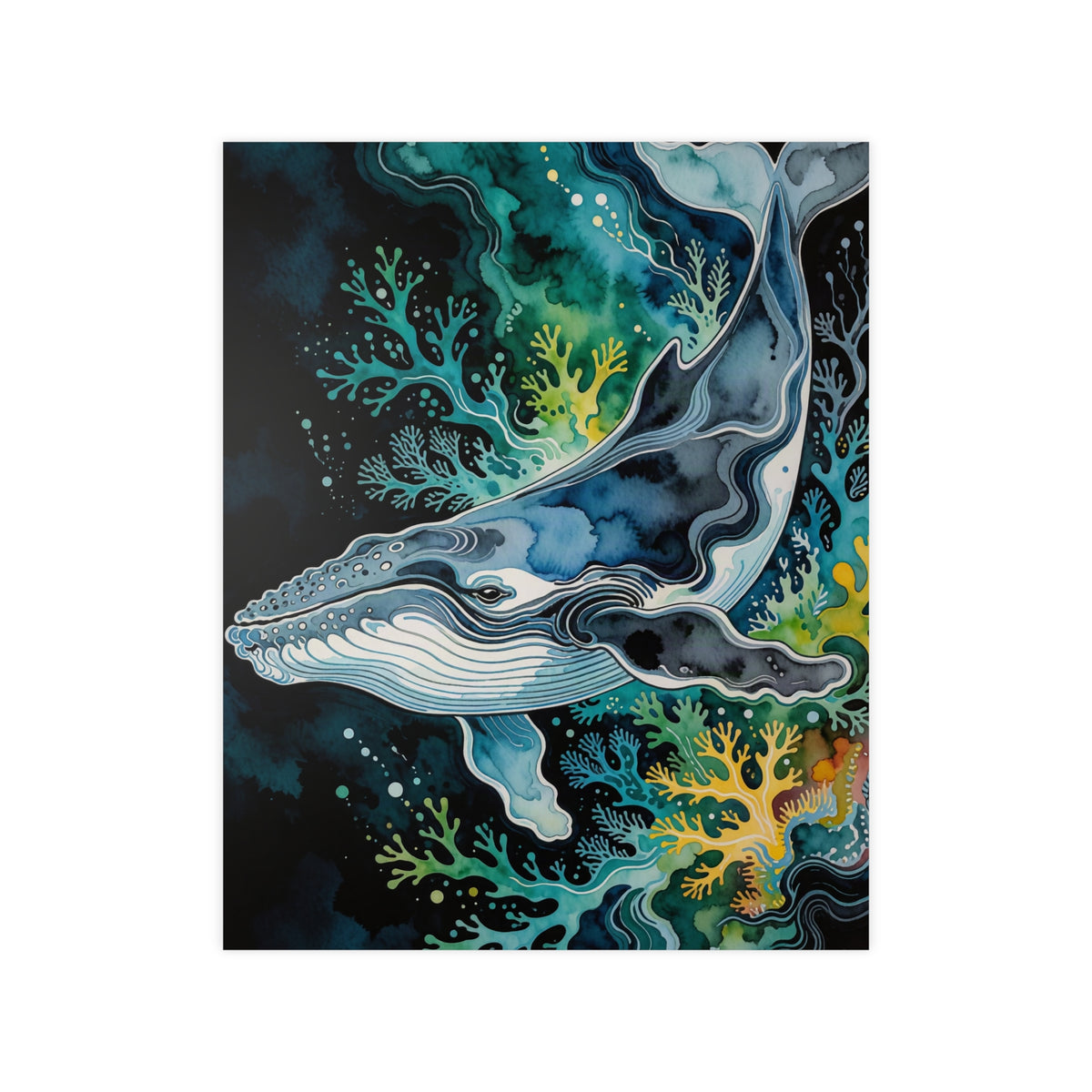 Poster Baleine Corallienne