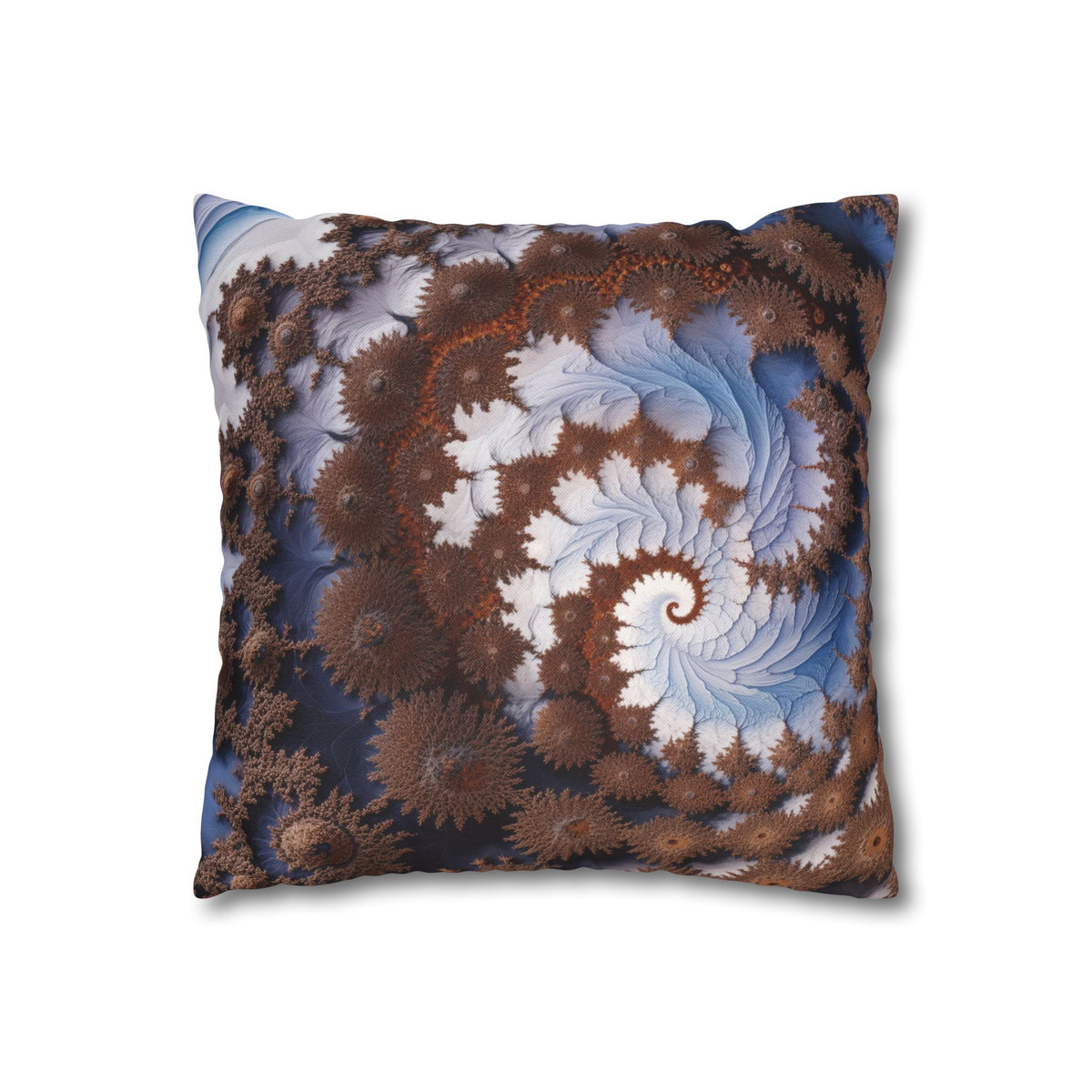 Housse de coussin Courbe Fractale de Cesaro