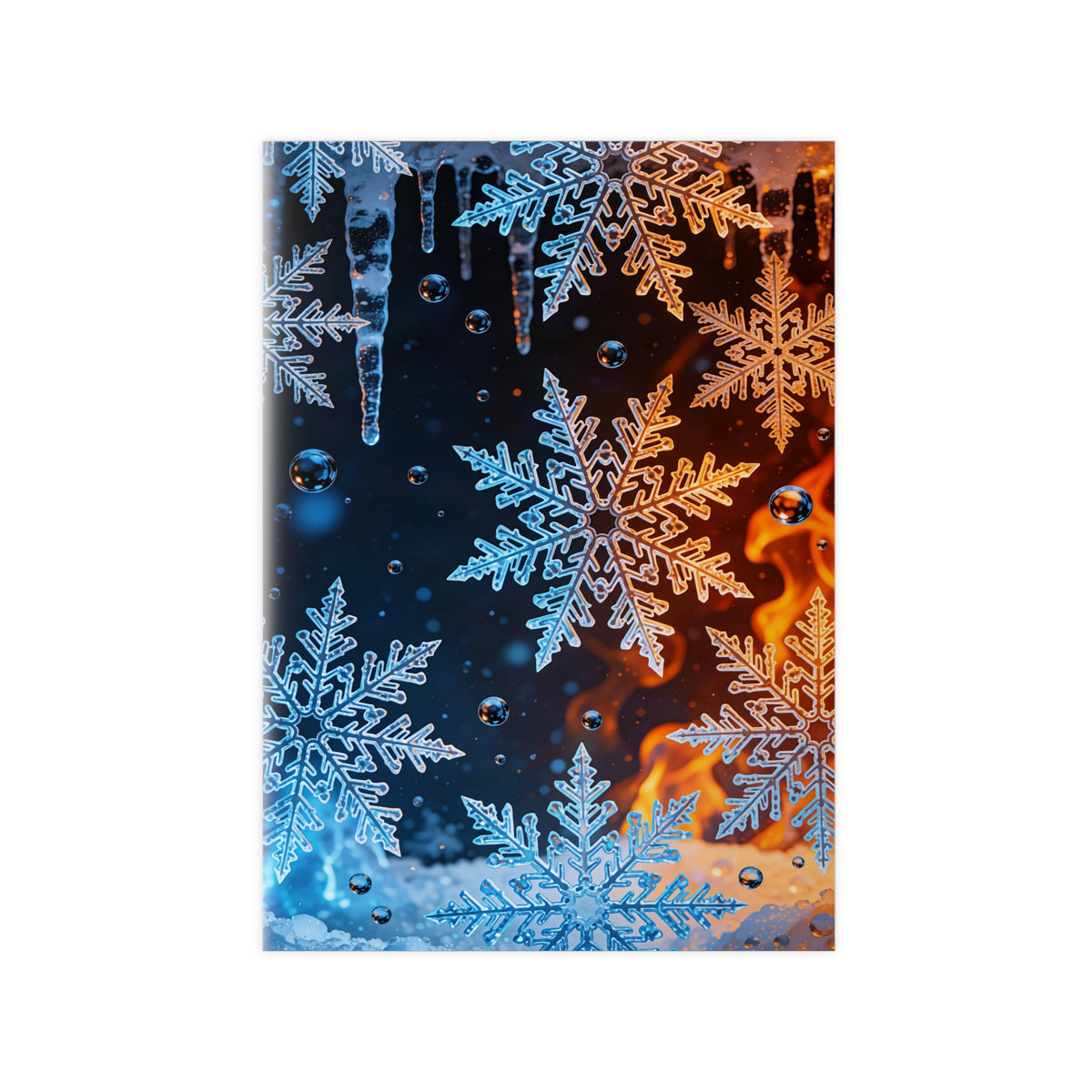Poster Glace et Feu