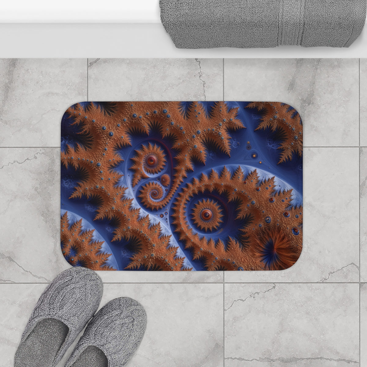 Tapis de bain Courbe de Cantor-Sierpinsky