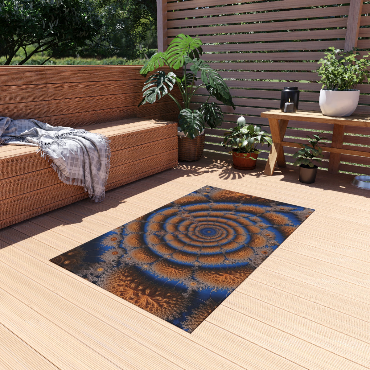 Tapis de salon Courbe de Péano-Hilbert