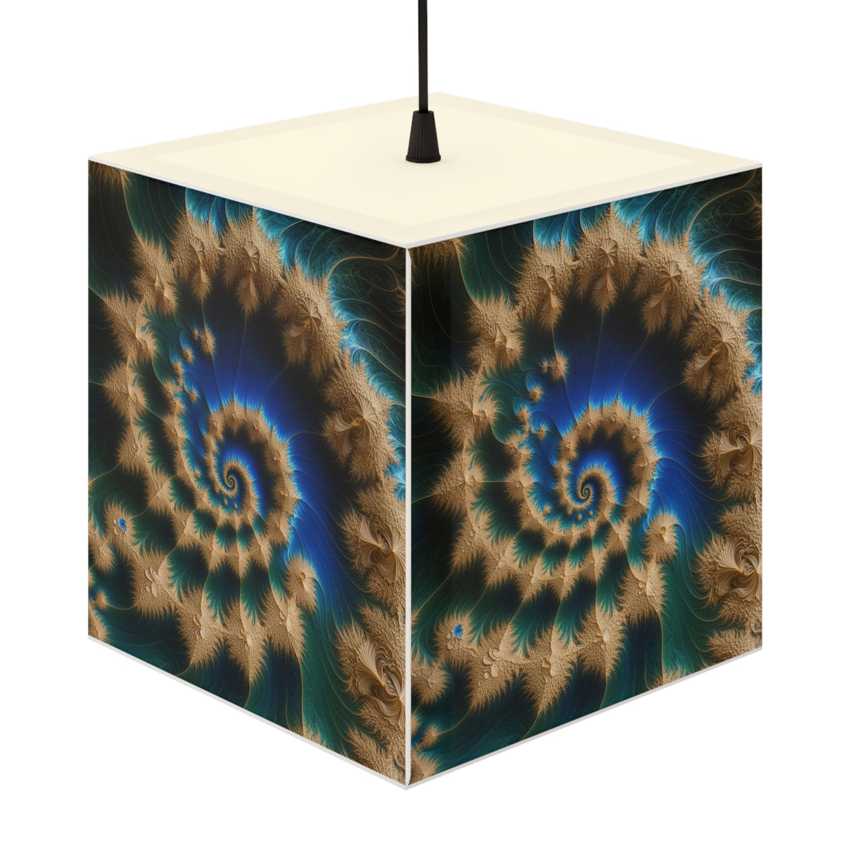 DECO - Lampe Cubique Fractale Courbe de Vicsek