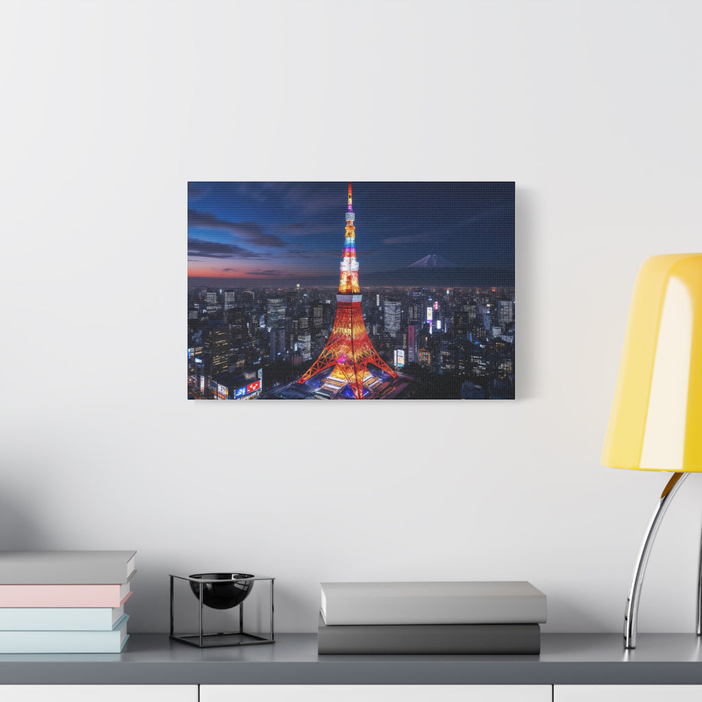 Tableau Tokyo Tower et Mont Fuji