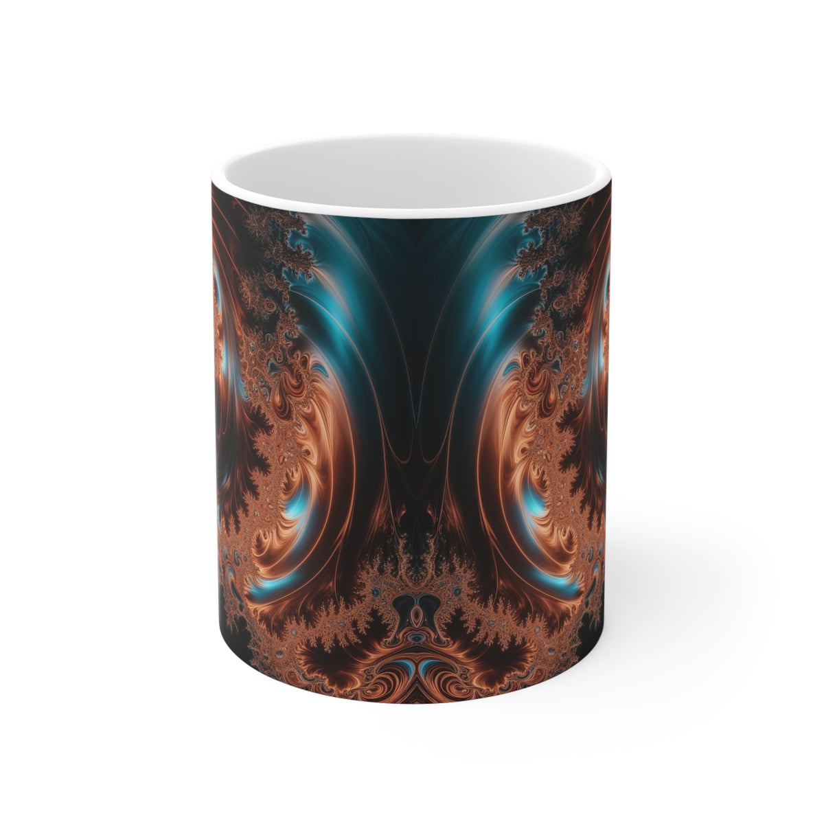 Mug blanc Fractal de Newton-Raphson