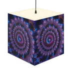 DECO - Lampe Cubique Fractale Courbe de Ship-Mandelbrot