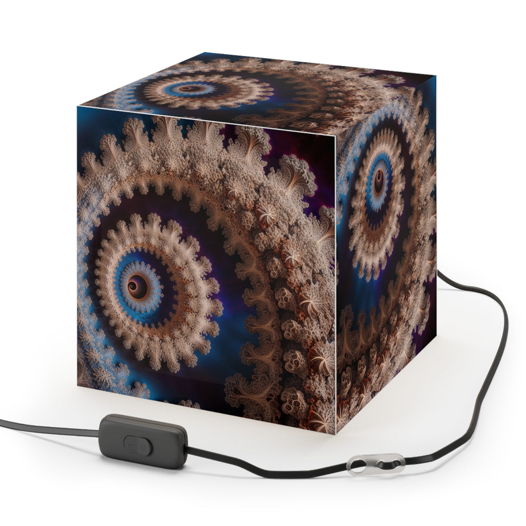 DECO - Lampe Cubique Fractale Courbe de Cesàro-Way