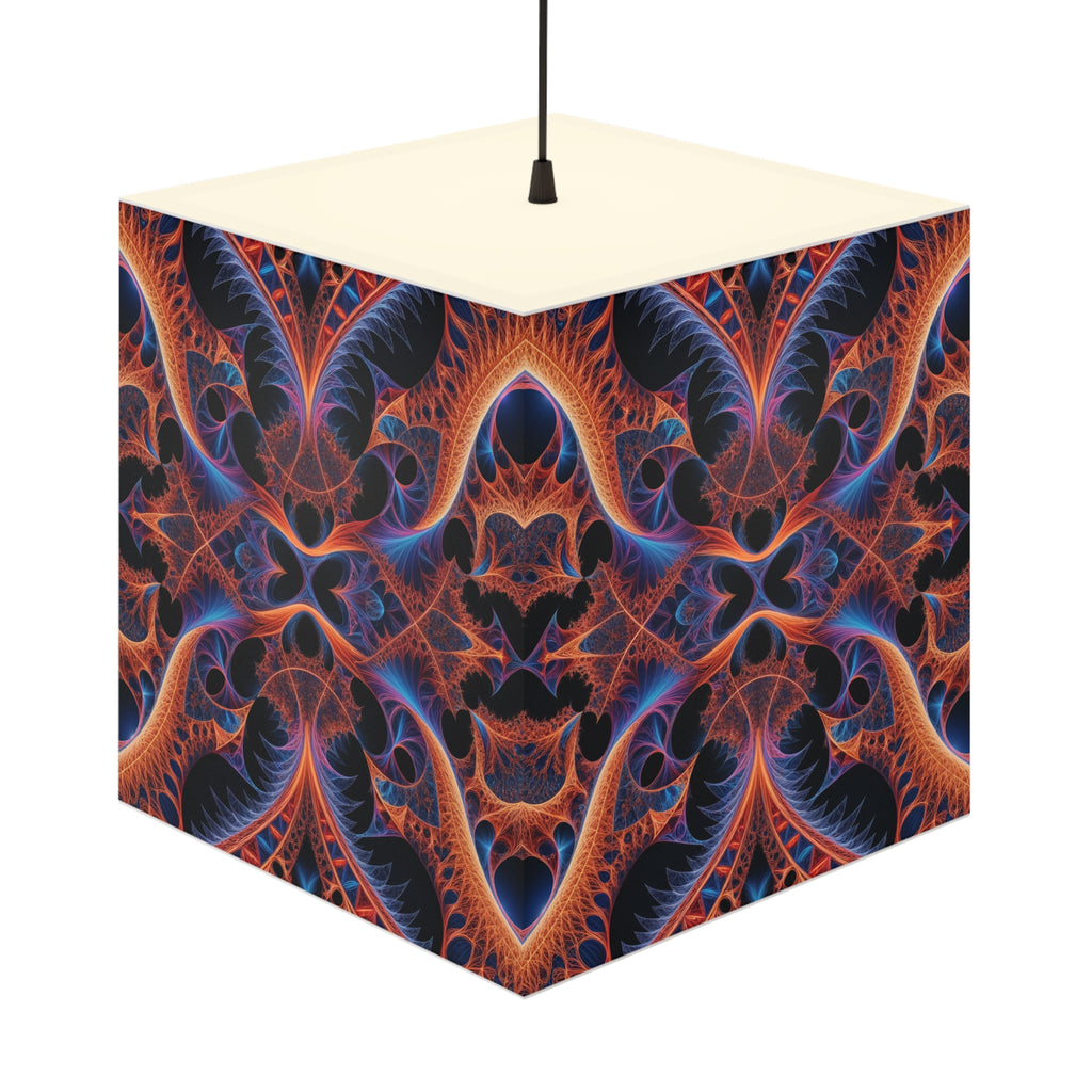 DECO - Lampe Cubique Fractale Courbe de Cantor-Minkowski