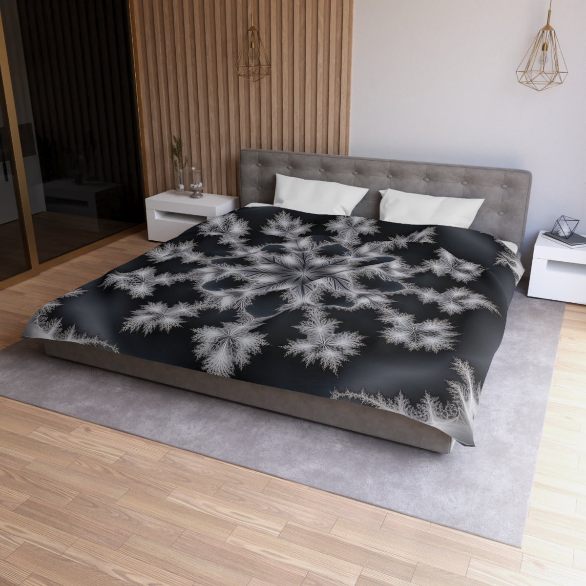 Housse de couette Fractale de Vicsek-Snowflake