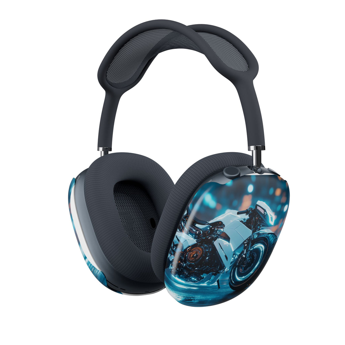 Housse airPods Moto Cyberpunk Futuriste