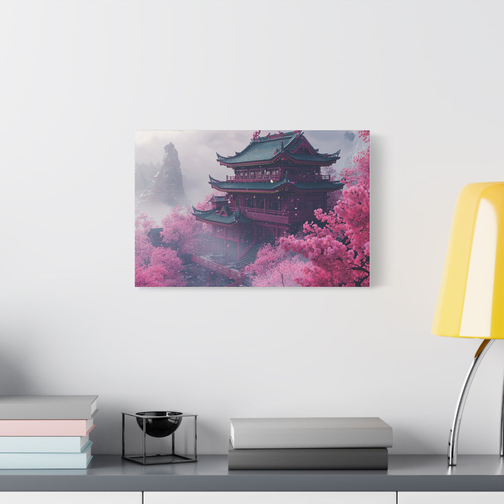 Tableau Temple Traditionnel Japonais
