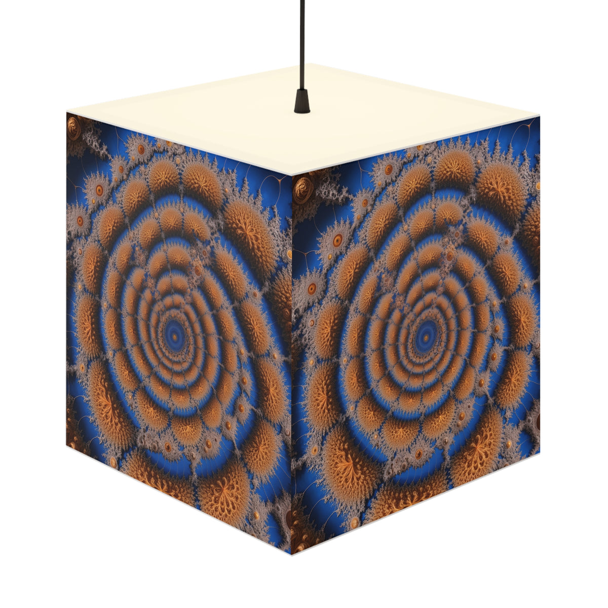 DECO - Lampe Cubique Fractale Courbe de Péano-Hilbert