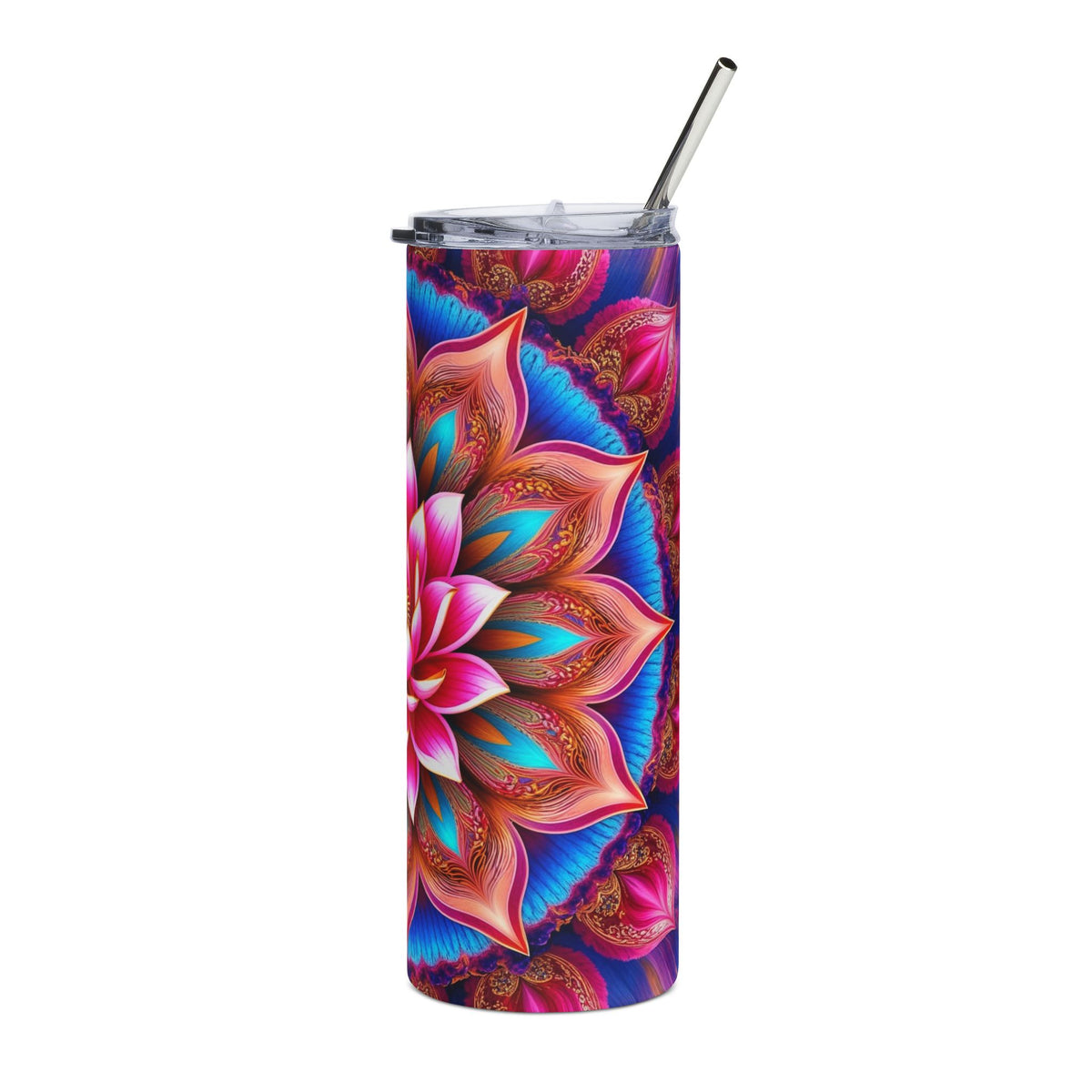 Tumbler Cylindrique Mandala de la Guérison
