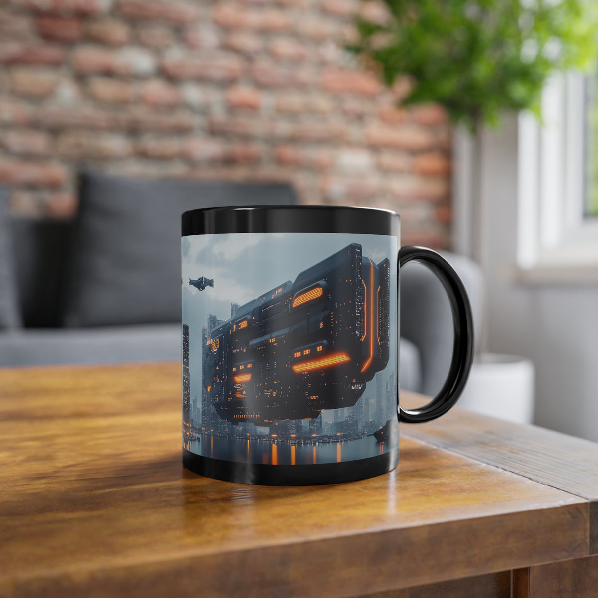 Mug Noir Cyberpunk Arsenal des MégaCorporation