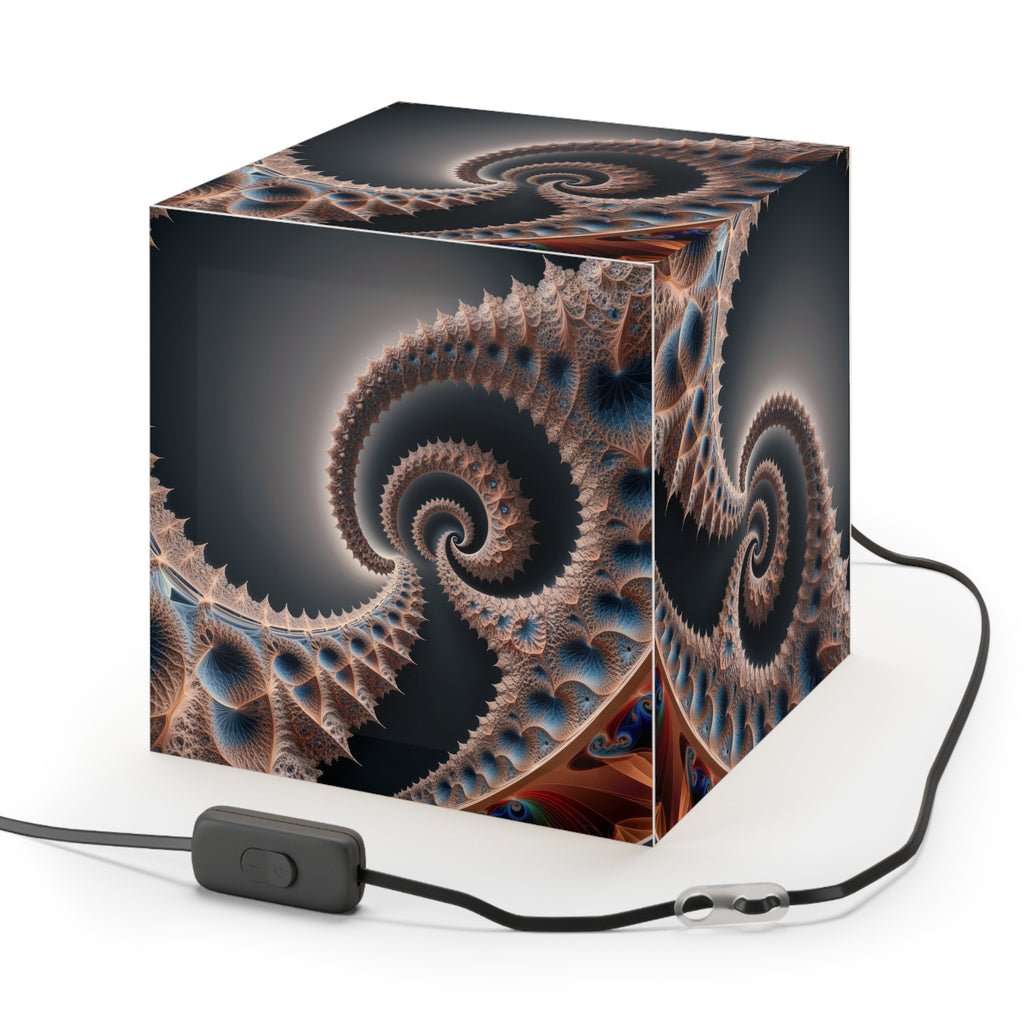 DECO - Lampe Cubique Fractale Courbe de Van-Der-Waerden