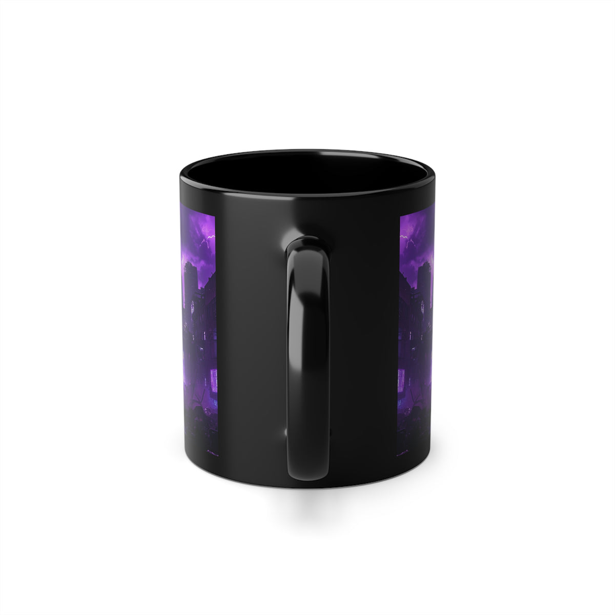 Mug Noir Cyberpunk Hitman Nuit Orageuse