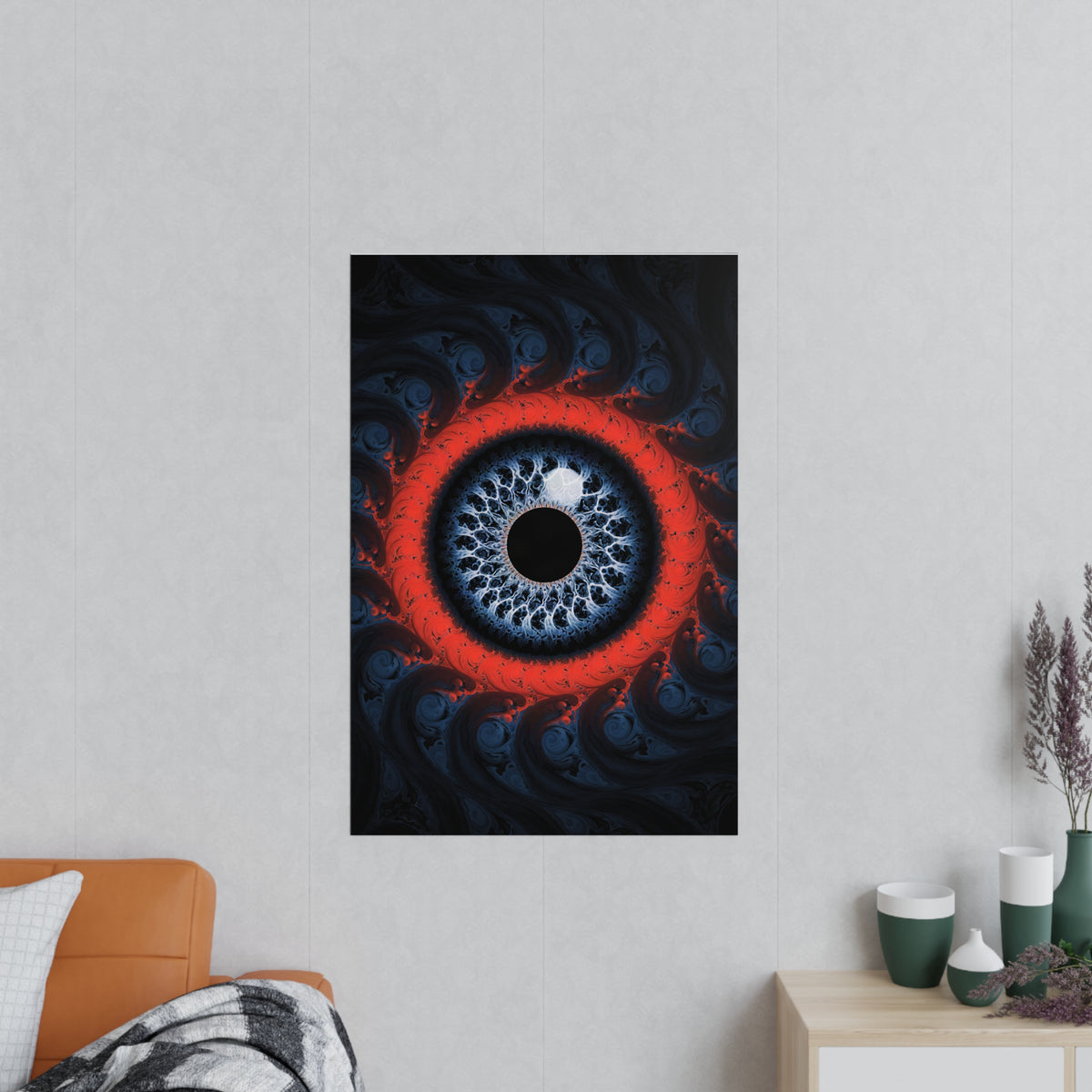 Poster Œil Fractal