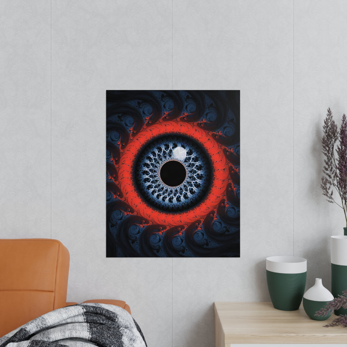 Poster Œil Fractal
