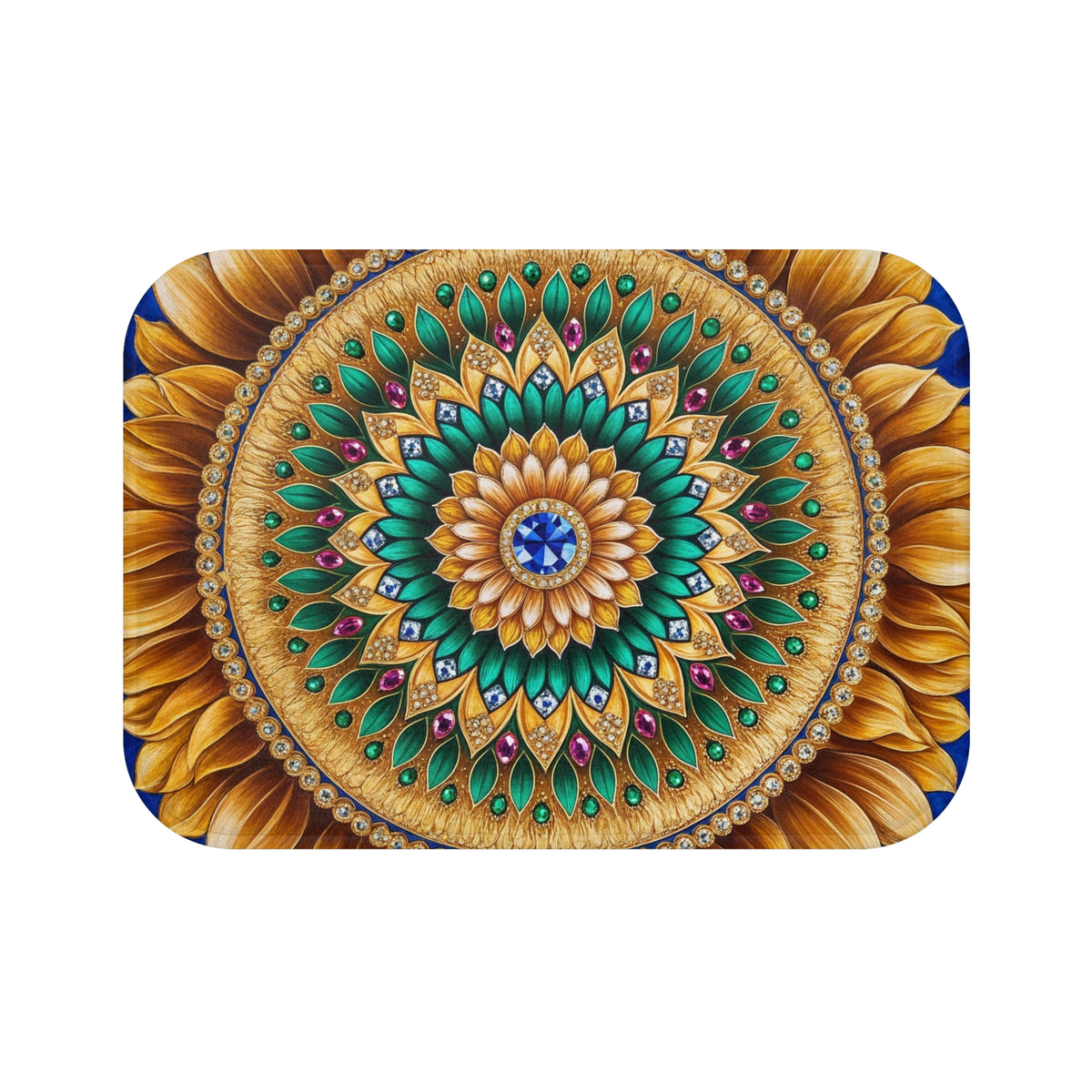 Tapis salle de bain Mandala de la Prospérité