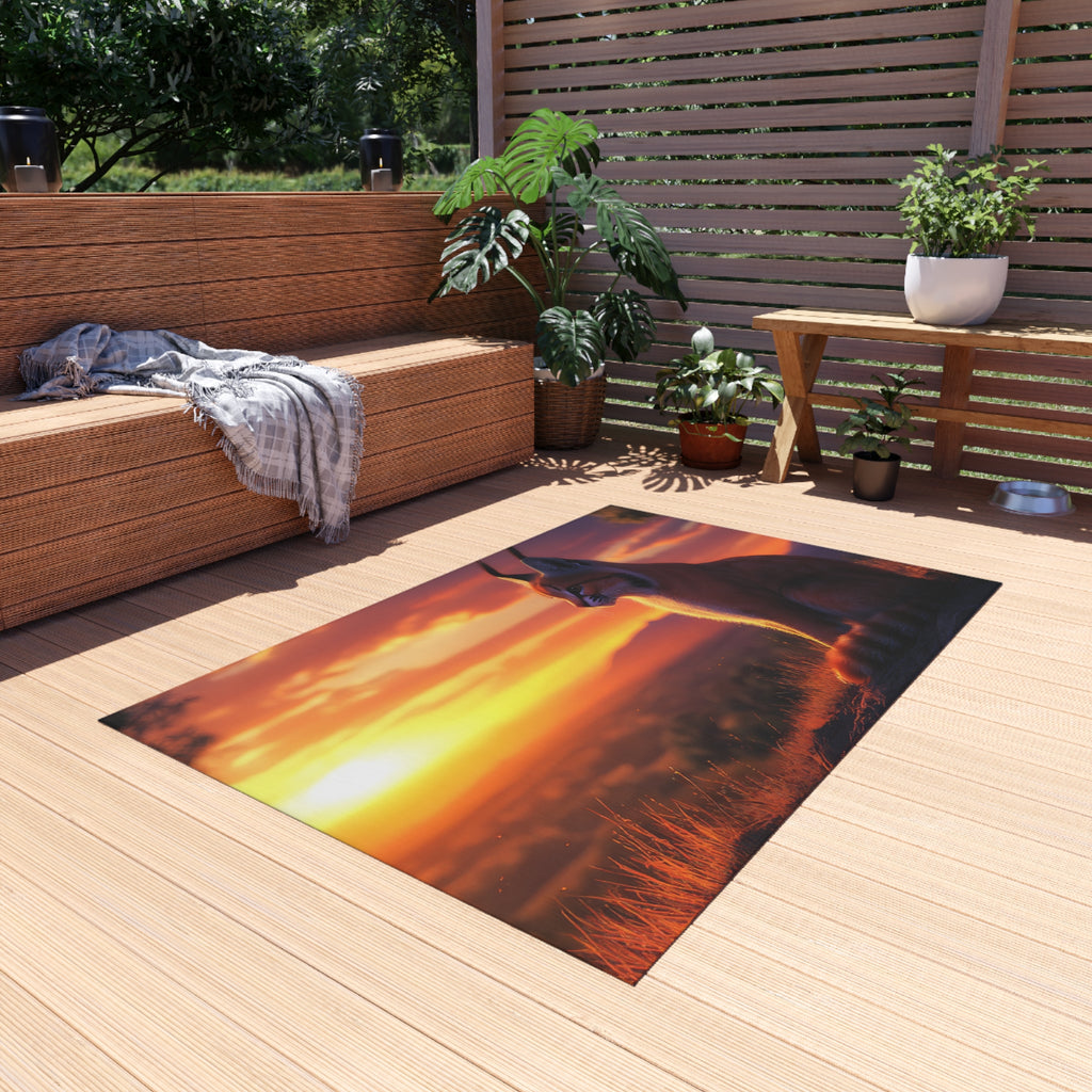 Tapis de salon Caracal au Lever du Soleil