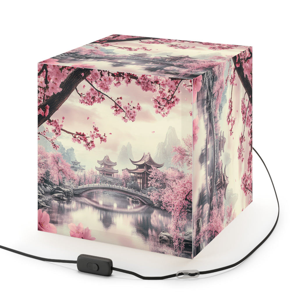 DECO - Lampe Cubique ZEN Paix et Plénitude