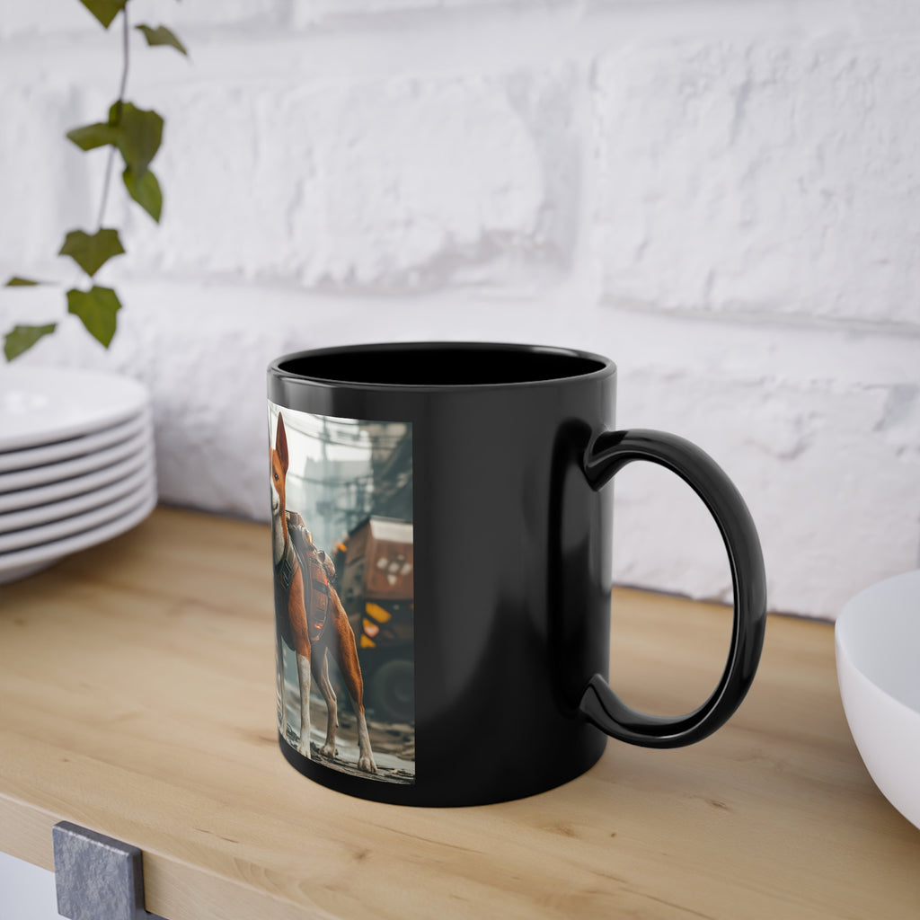 Mug Cyberpunk Chien Basenji
