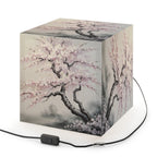 DECO - Lampe Cubique ZEN Cerisier Japonais
