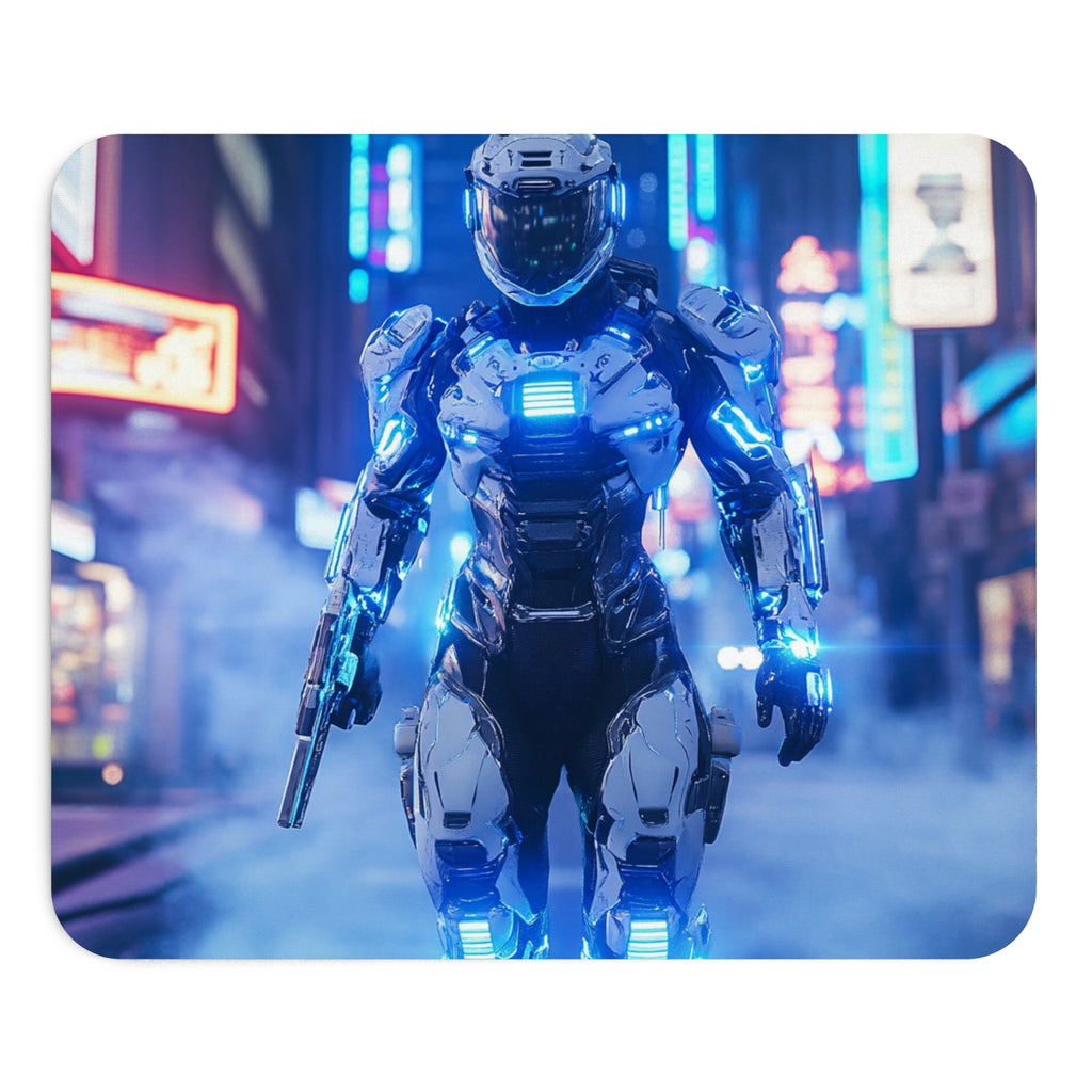 Tapis de souris Robot Cyberpunk Armé