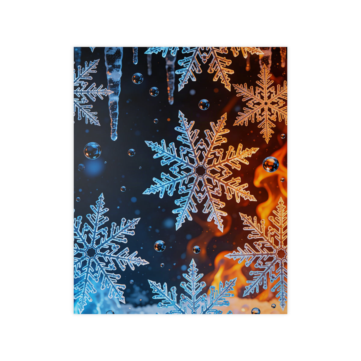 Poster Glace et Feu