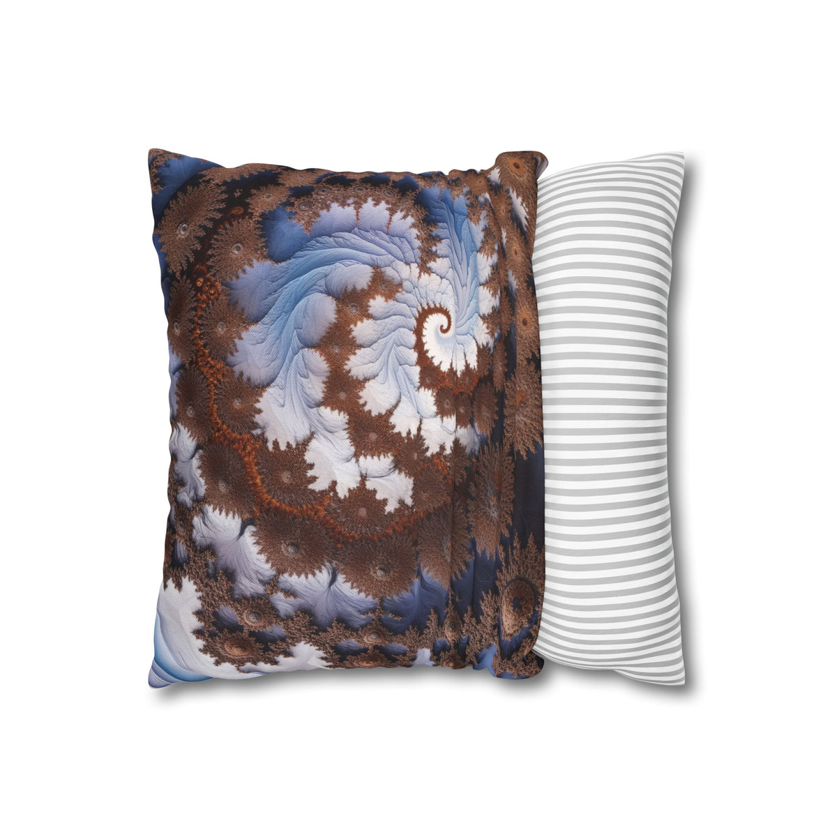 Housse de coussin Courbe Fractale de Cesaro
