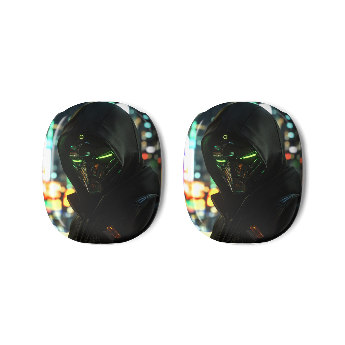 Housse airpods Cyberpunk Super Vilain Masqué