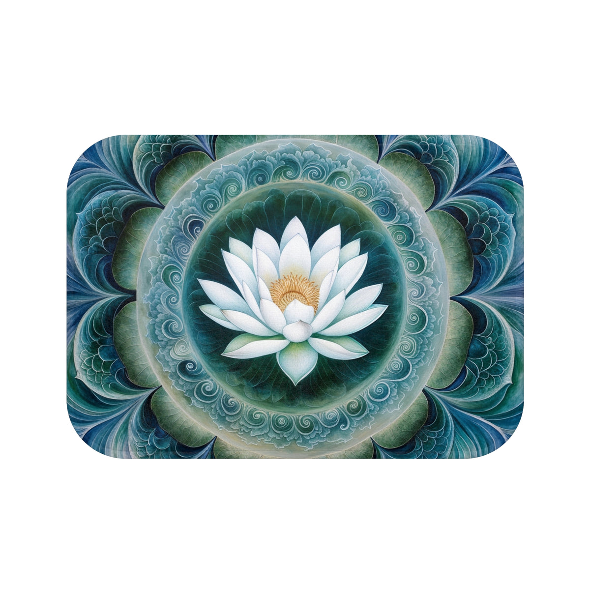 Tapis salle de bain Mandala de la Sérénité Intérieure
