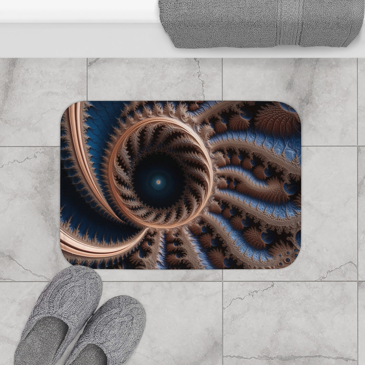 Tapis salle de bain Courbe de Julia-Quasi