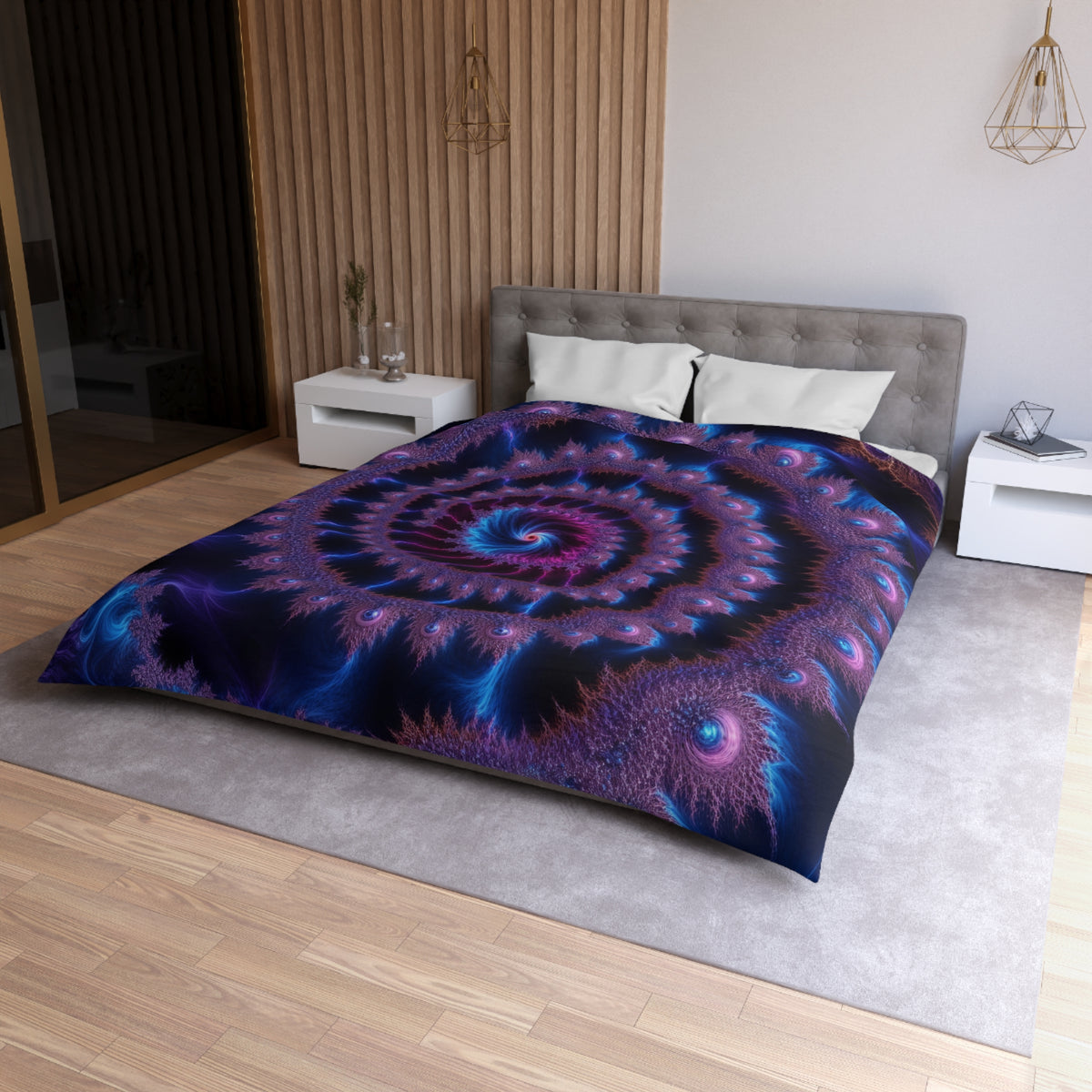 Housse de couette Courbe de Ship-Mandelbrot