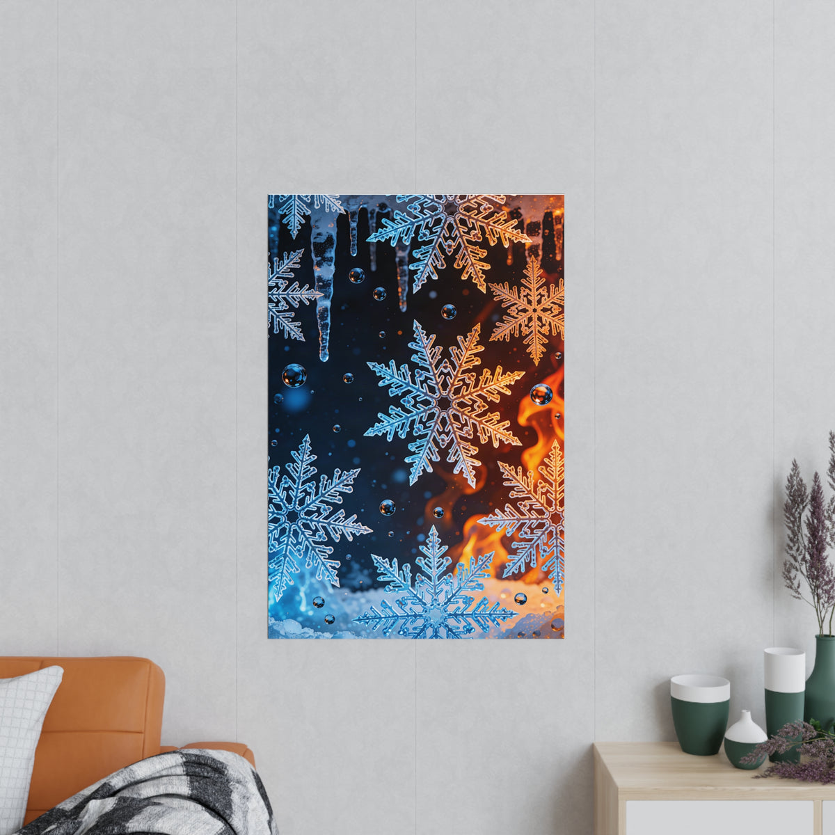 Poster Glace et Feu