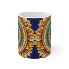 Mug blanc Mandala de la Prospérité