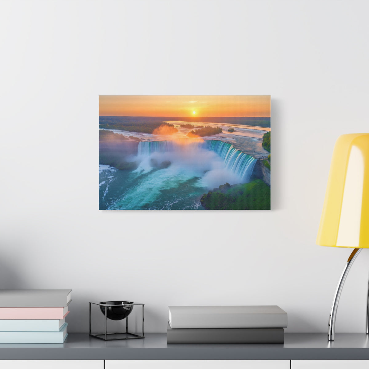 Tableau Couché du Soleil Chutes du Niagara