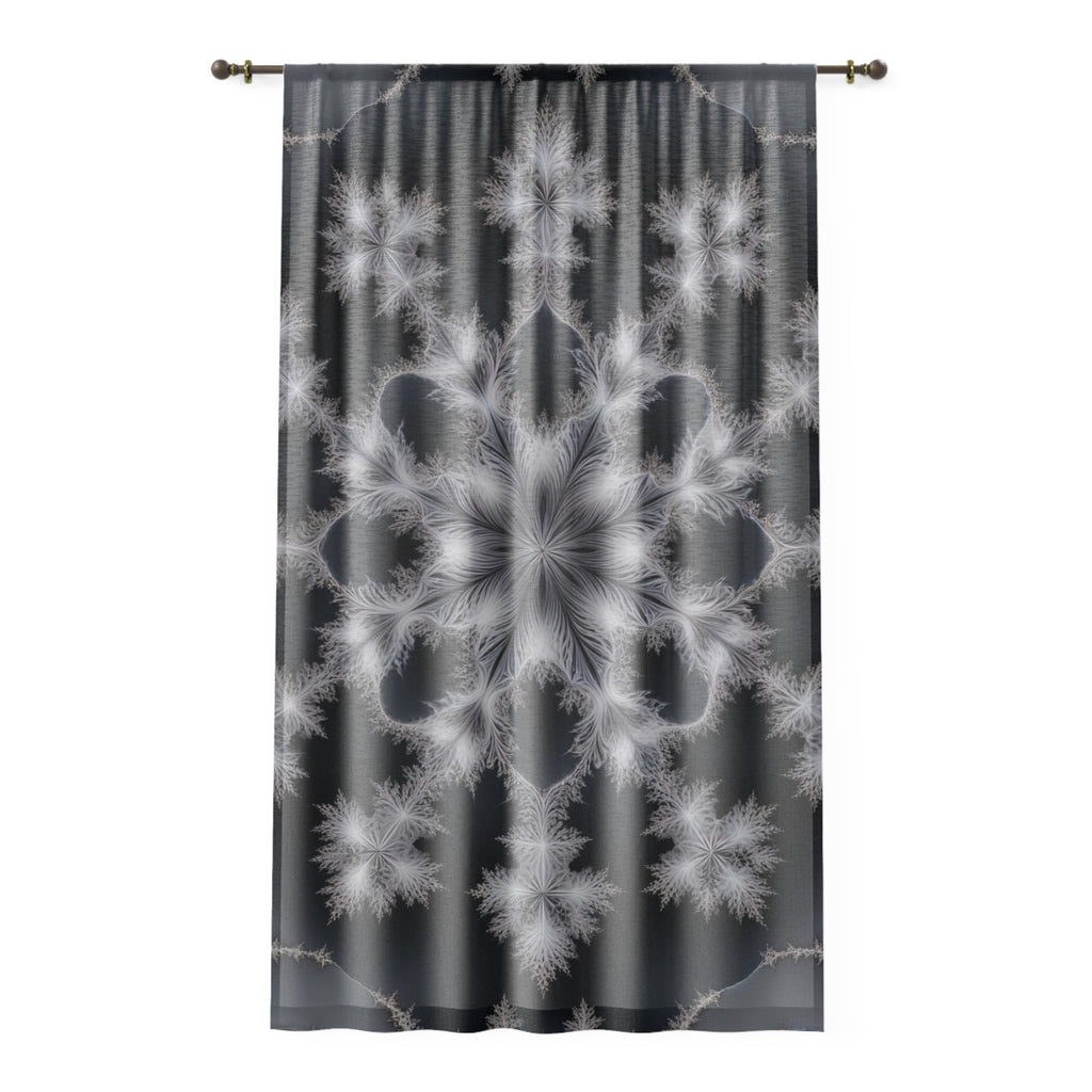 Rideau Fractale de Vicsek-Snowflake