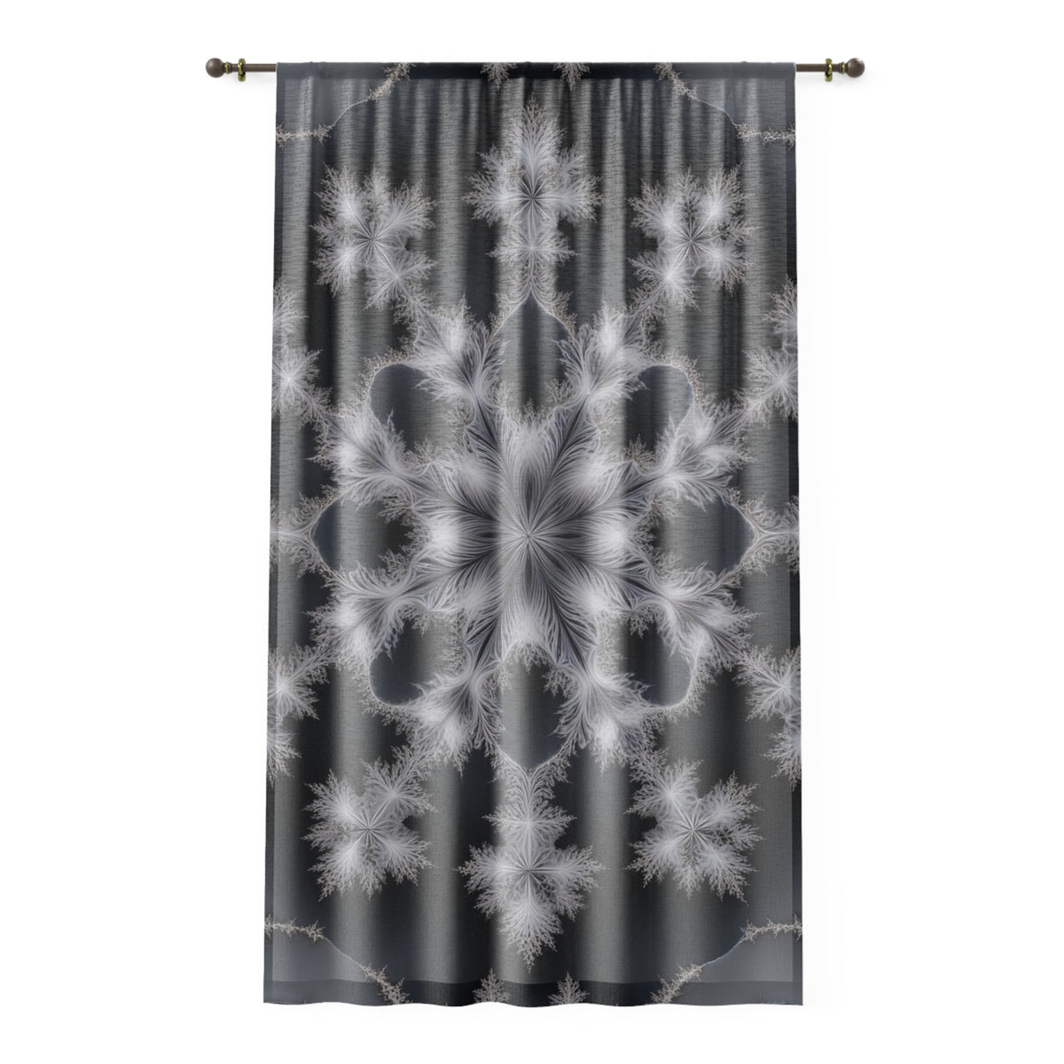 Rideau Fractale de Vicsek-Snowflake