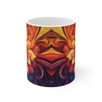 Mug blanc Mandala de l'Uniformité Intérieure