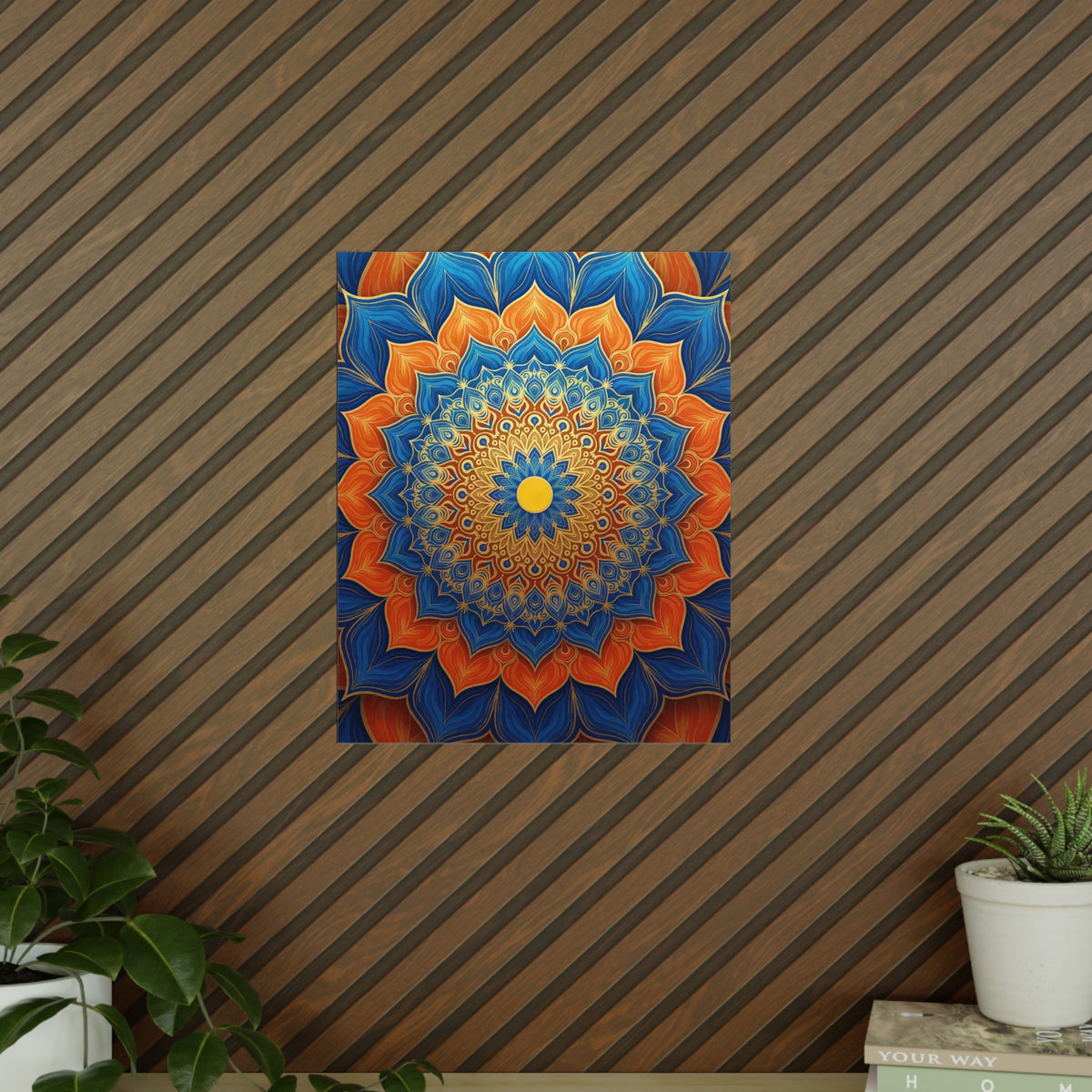 Poster Mandala de la Spiritualité Profonde