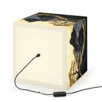 DECO - Lampe Cubique ZEN Arbre Doré et Montagnes de Marbre