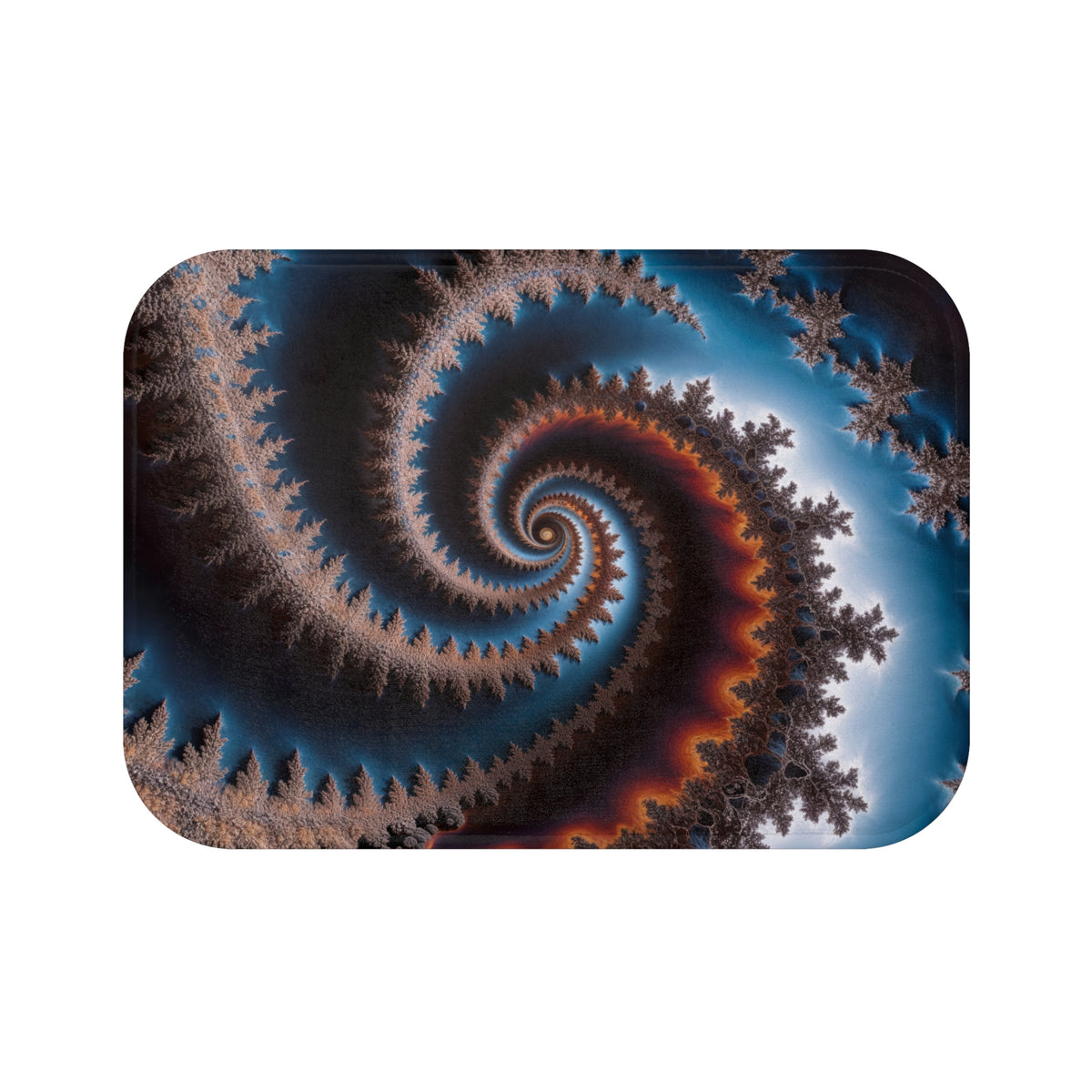 Tapis salle de bain Courbe Fractale de Moore