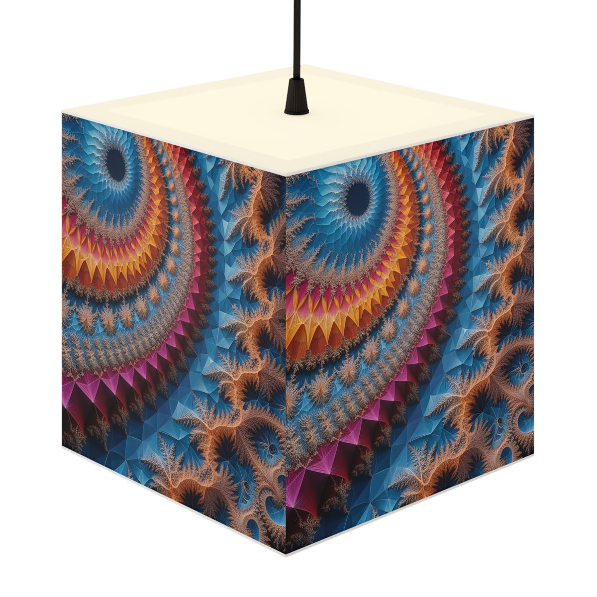 DECO - Lampe Cubique Fractale Courbe de Takagi