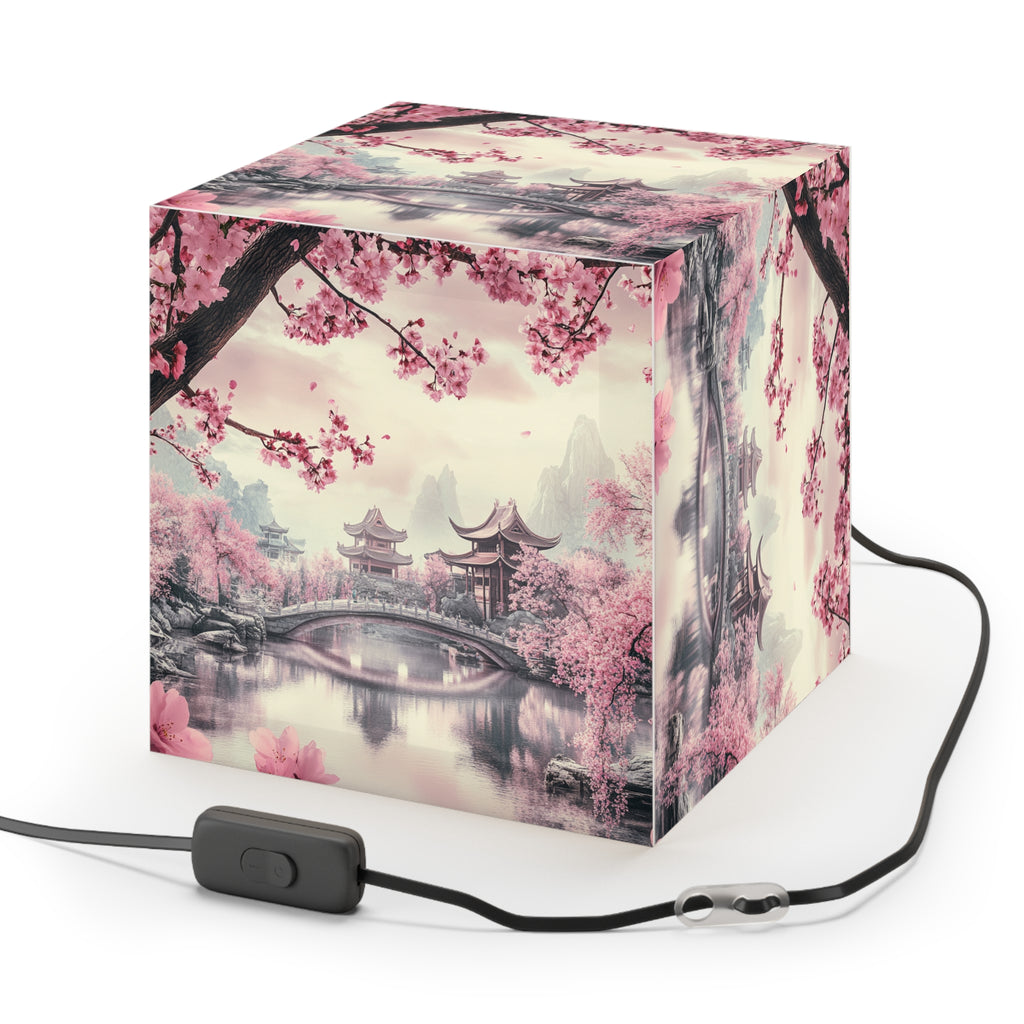 DECO - Lampe Cubique ZEN Paix et Plénitude