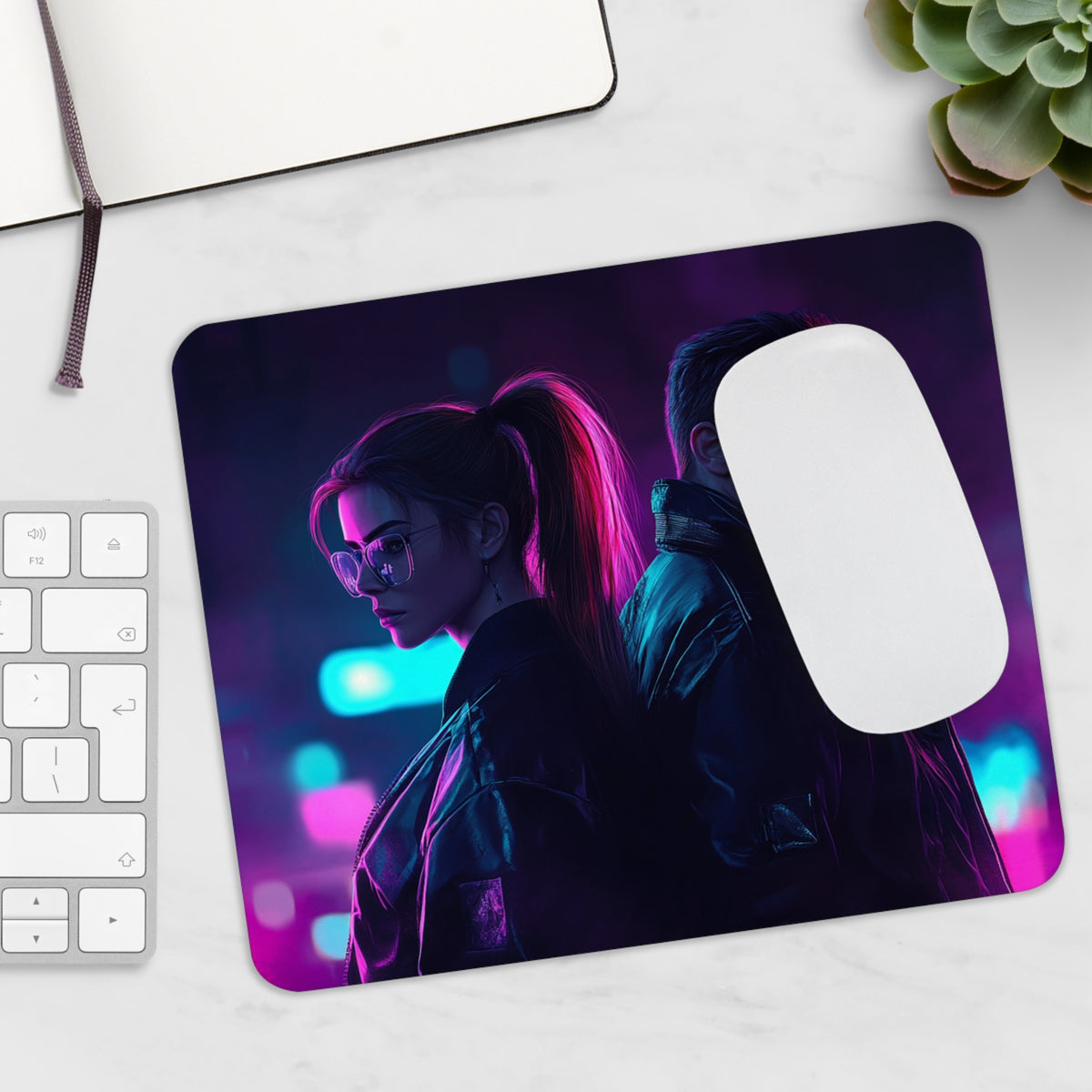 Tapis de souris Duo de Choc Cyberpunk