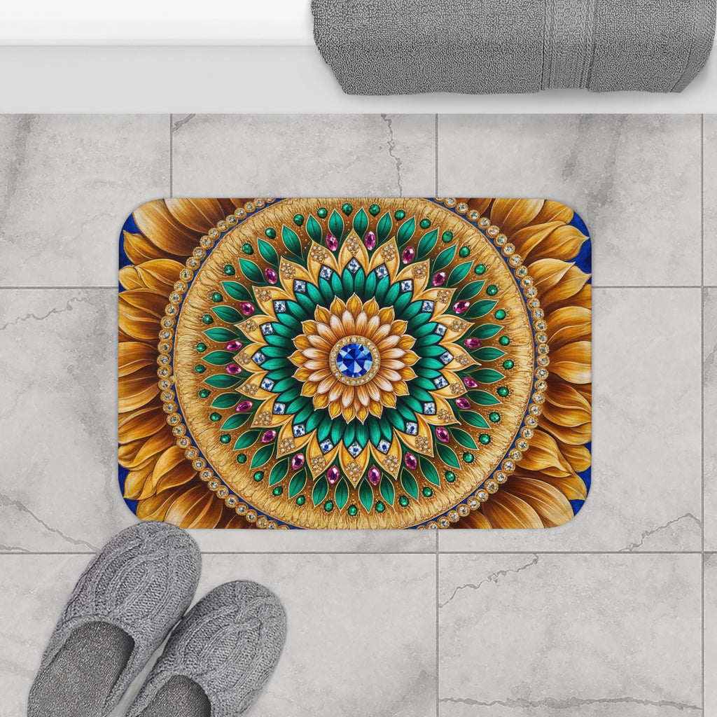 Tapis salle de bain Mandala de la Prospérité