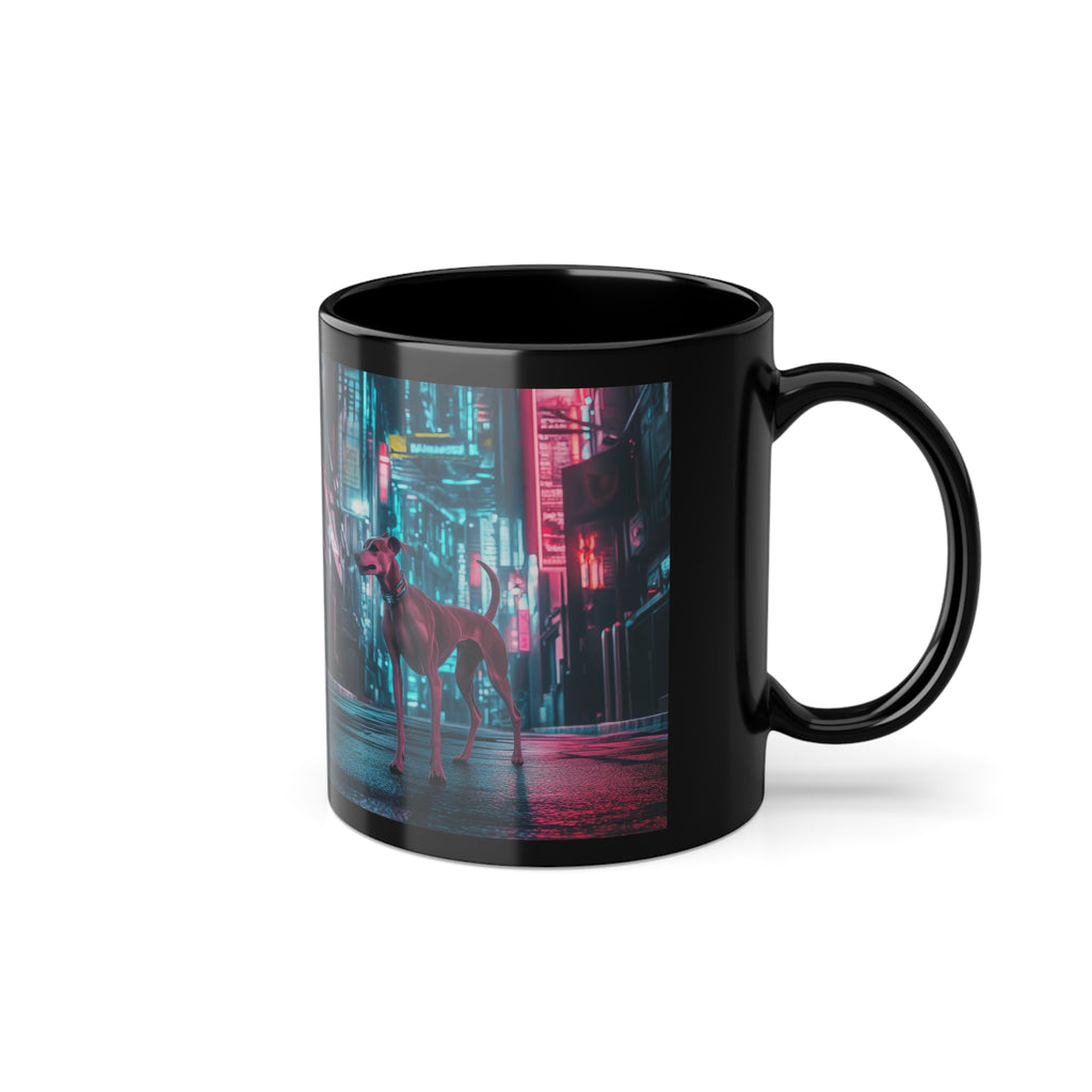 Mug Whippet Cyberpunk