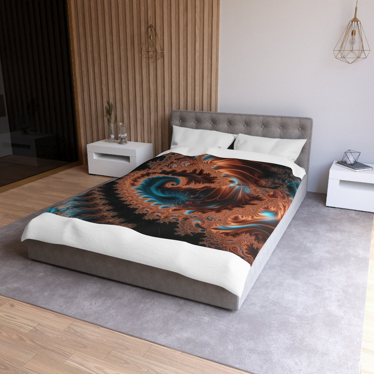 Housse de couette Fractale de Newton-Raphson
