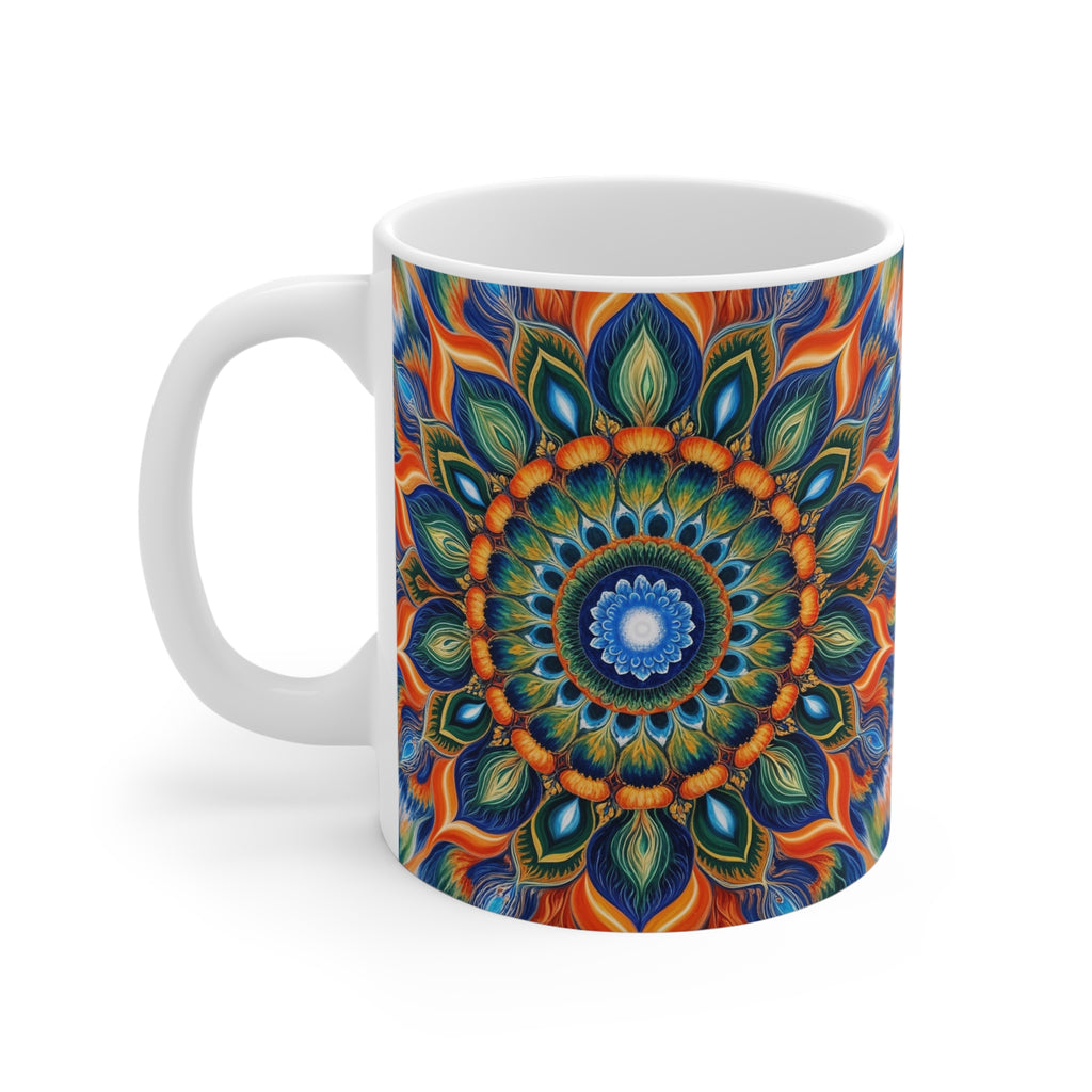 Mug blanc Mandala de la Protection Energétique